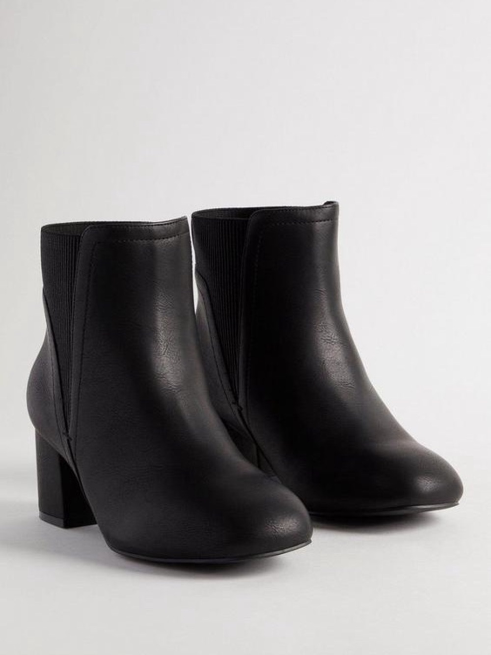 Torrid Square Toe Block Heel Chelsea Bootie 6.5WW